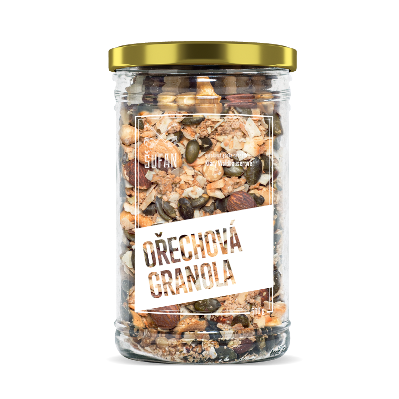 Ořechová granola